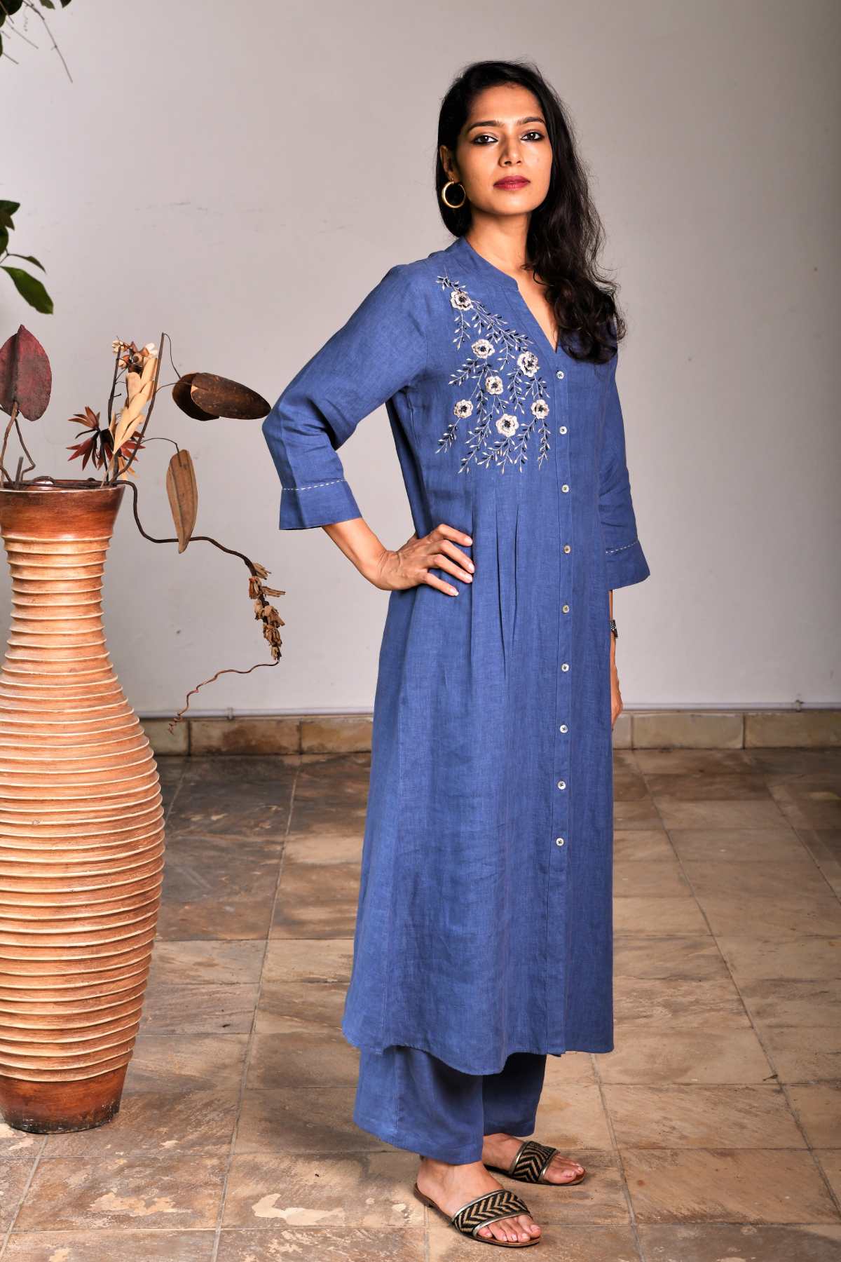 Embroidered Long Tunic