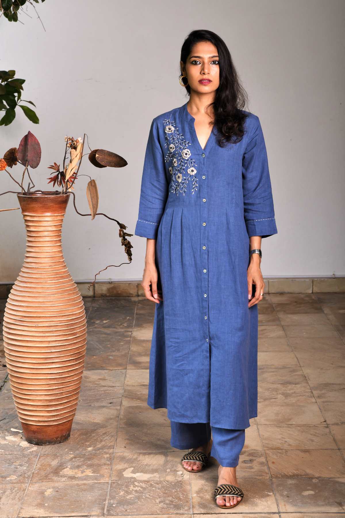 Embroidered Long Tunic