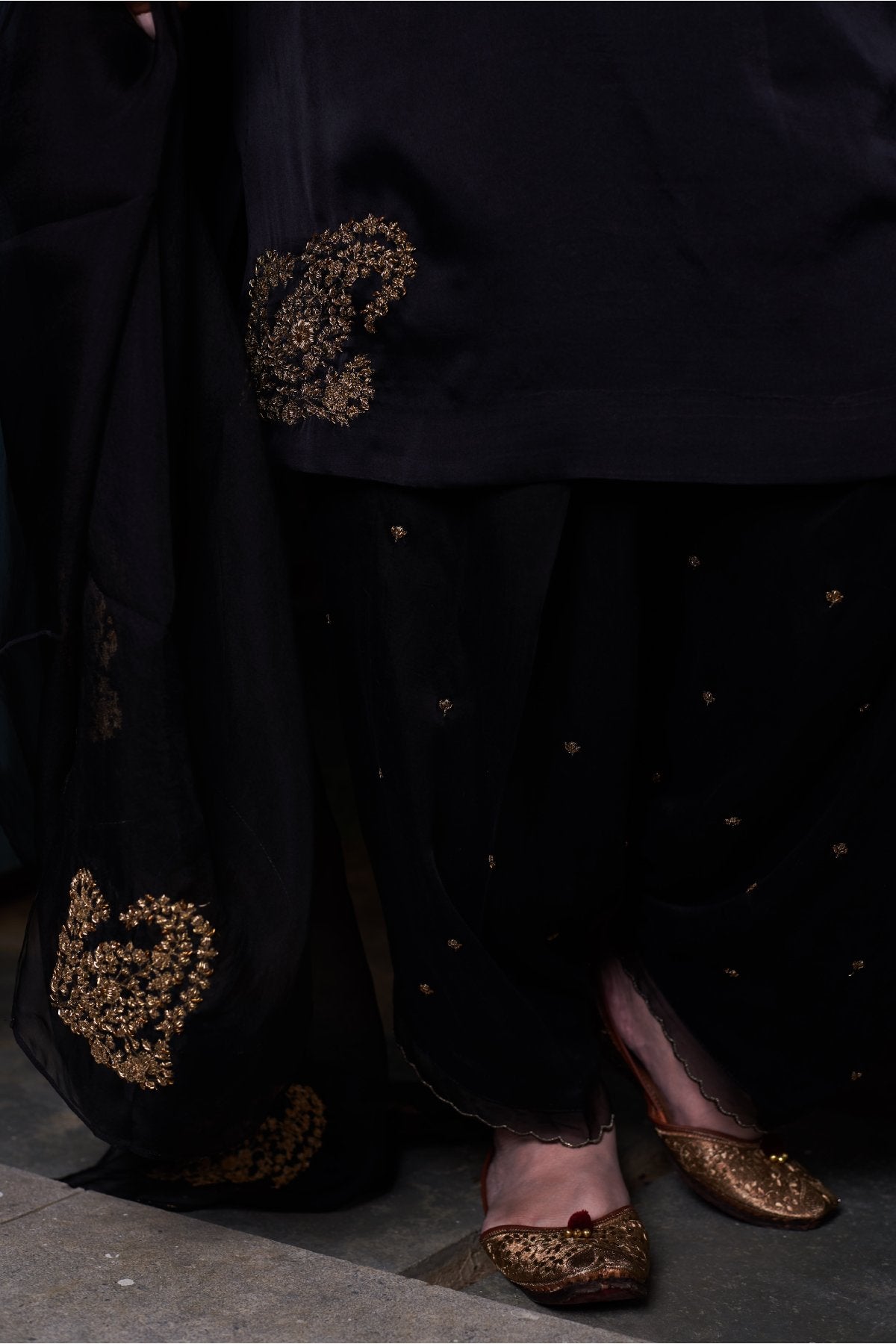 Zardosi Embroidered Salwar Set