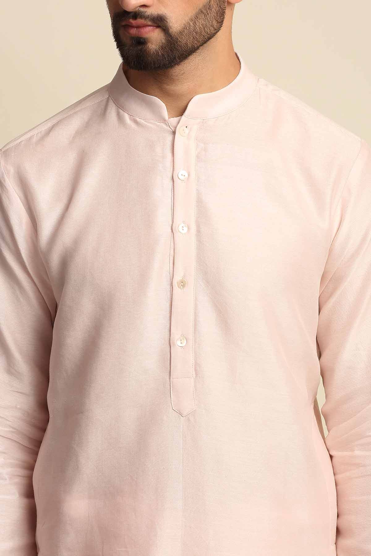 Pink Zardosi Work Sherwani Set