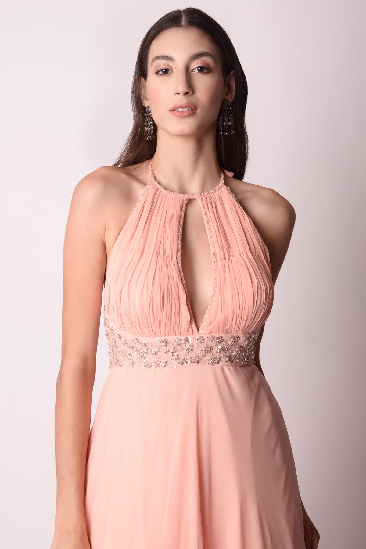 Embroidered Waist Kalidar Set