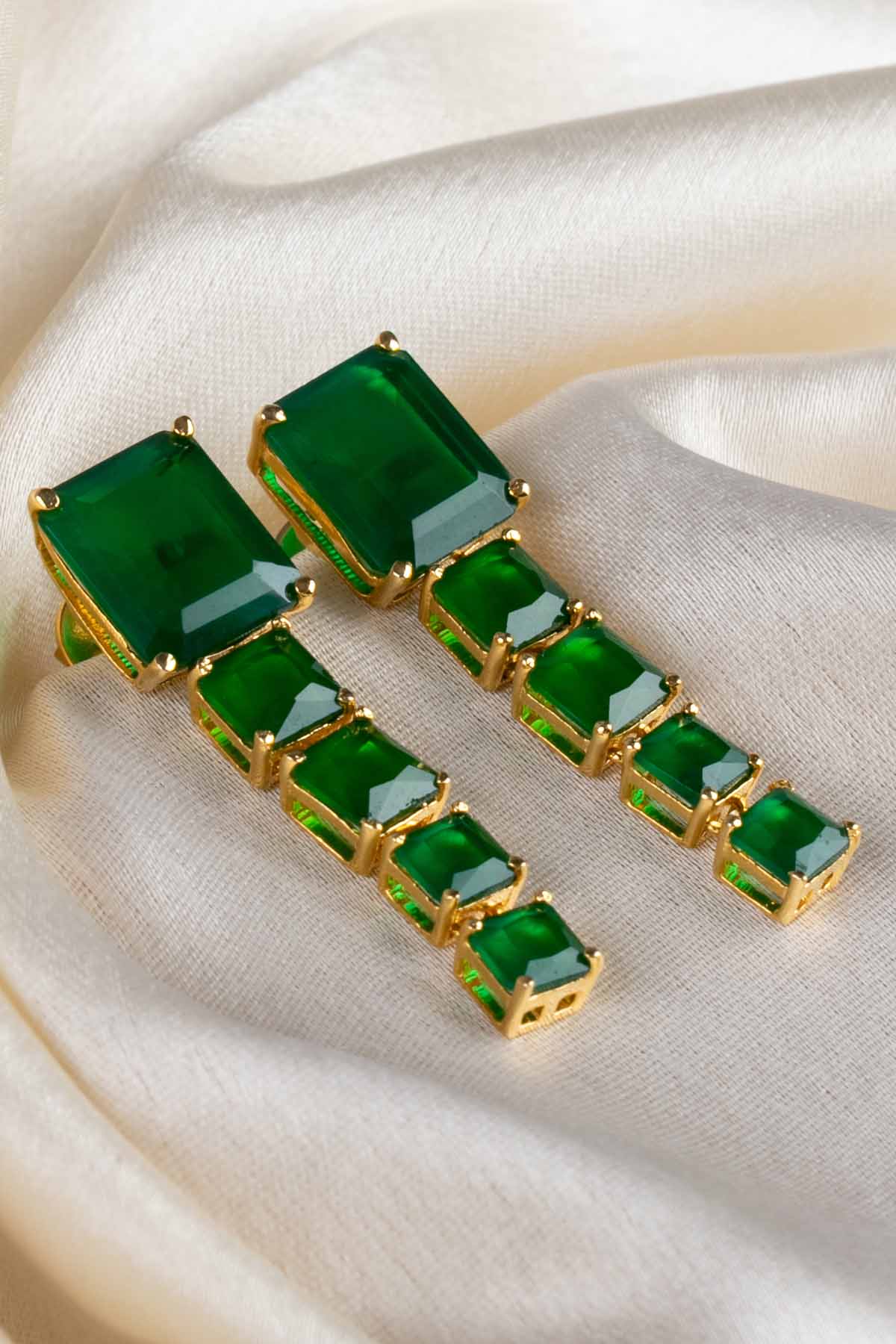 Emerald Drop Earrings