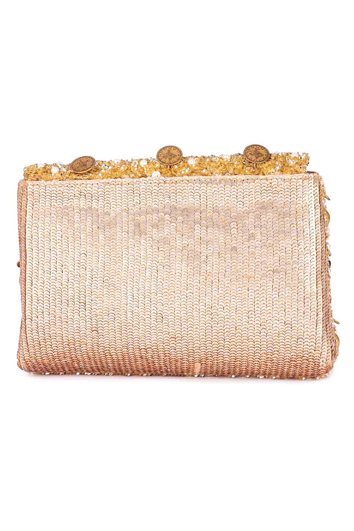 Evil Eye Embellished Clutch