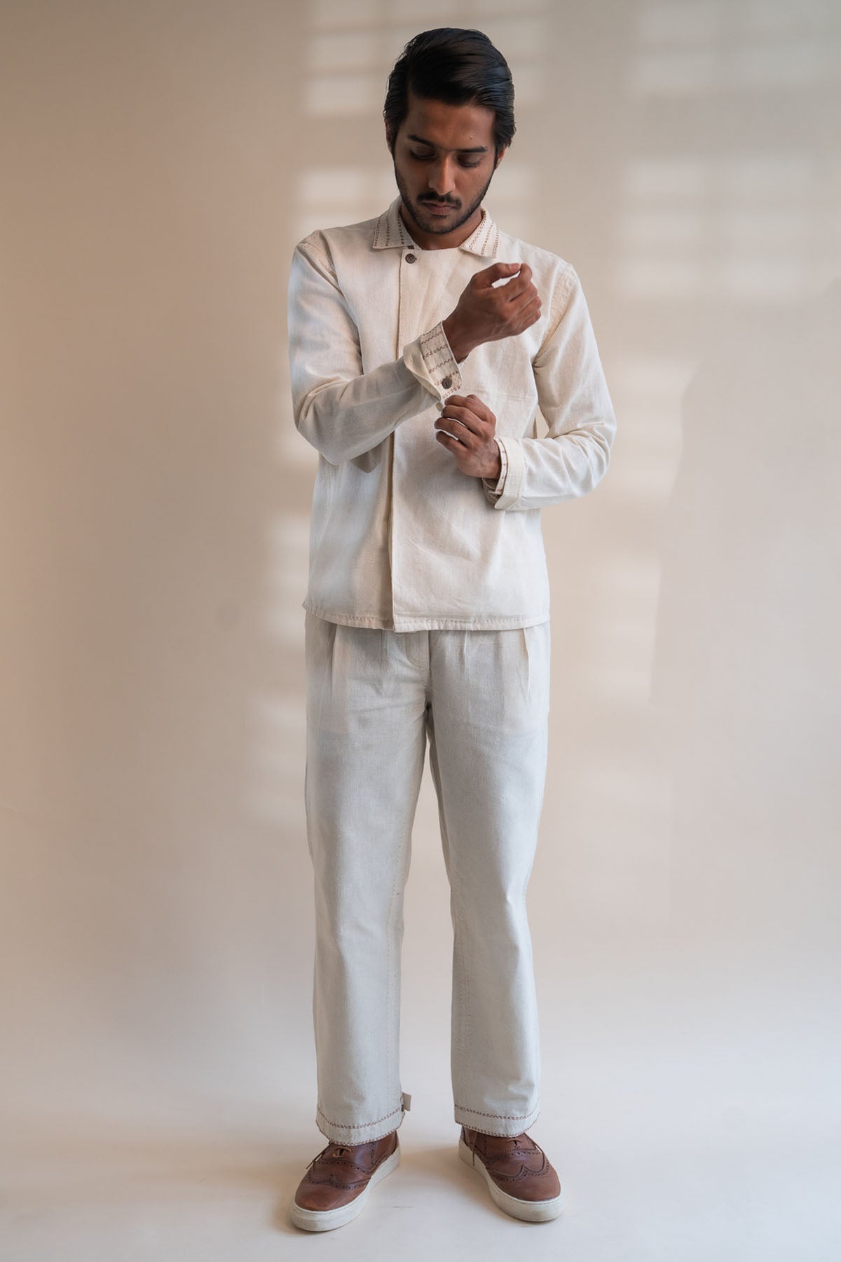 Extended Placket Shirt