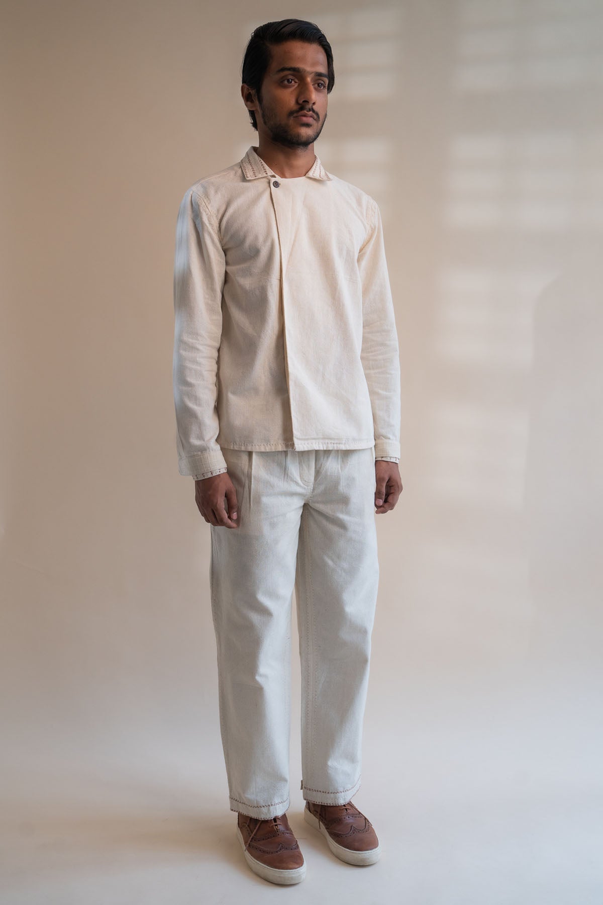 Buy Designer Extended Placket Shirt By Lafaani