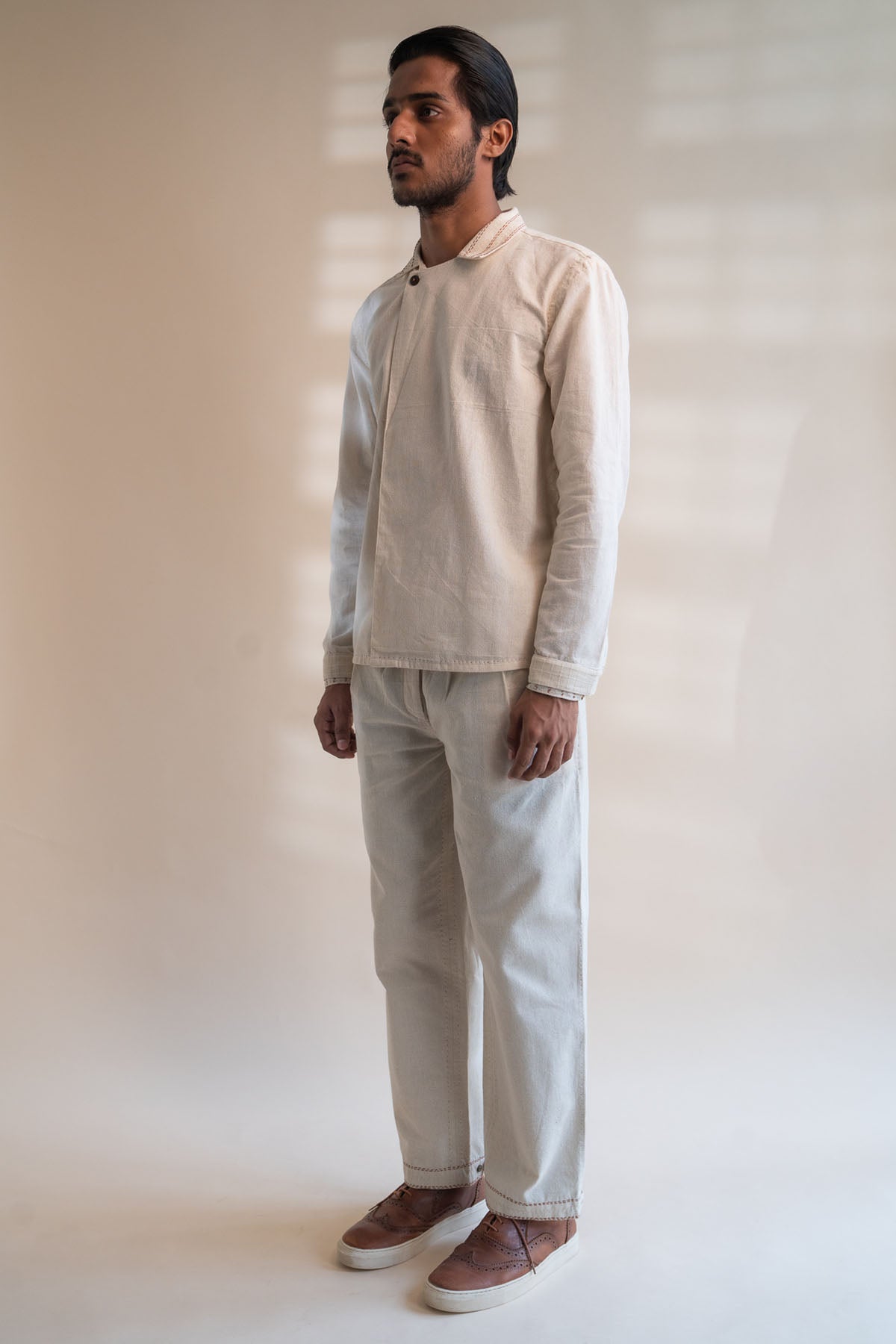 Extended Placket Shirt