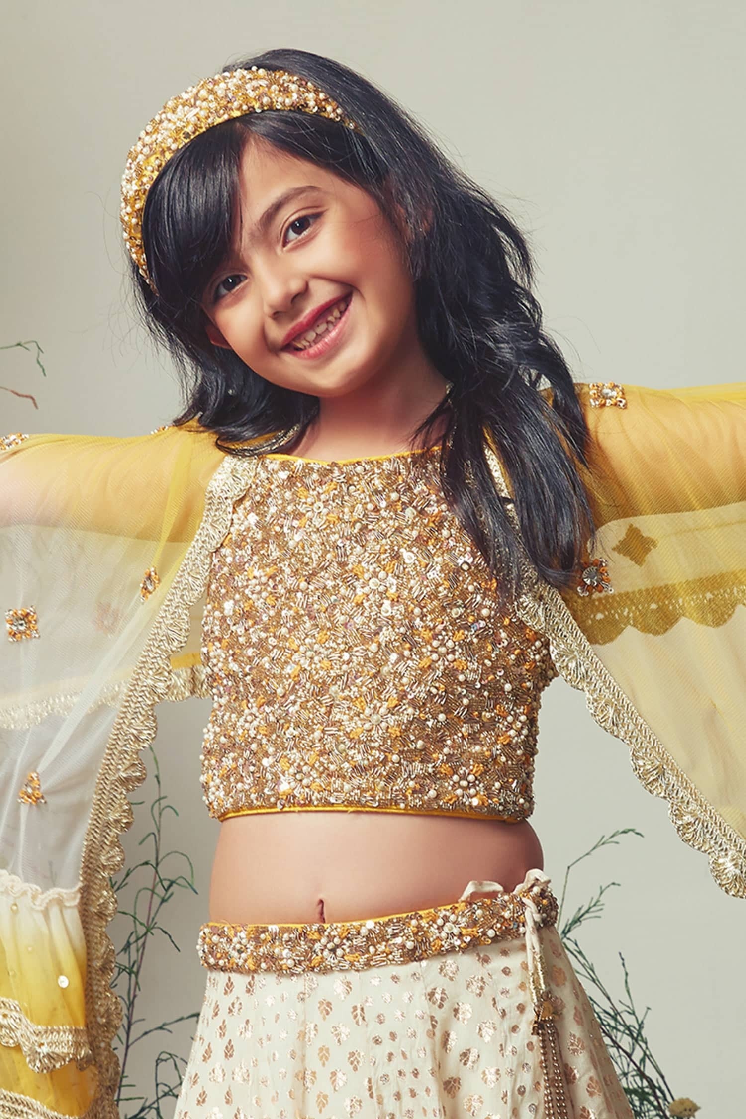 Ombre 3 Layered Lehenga Set