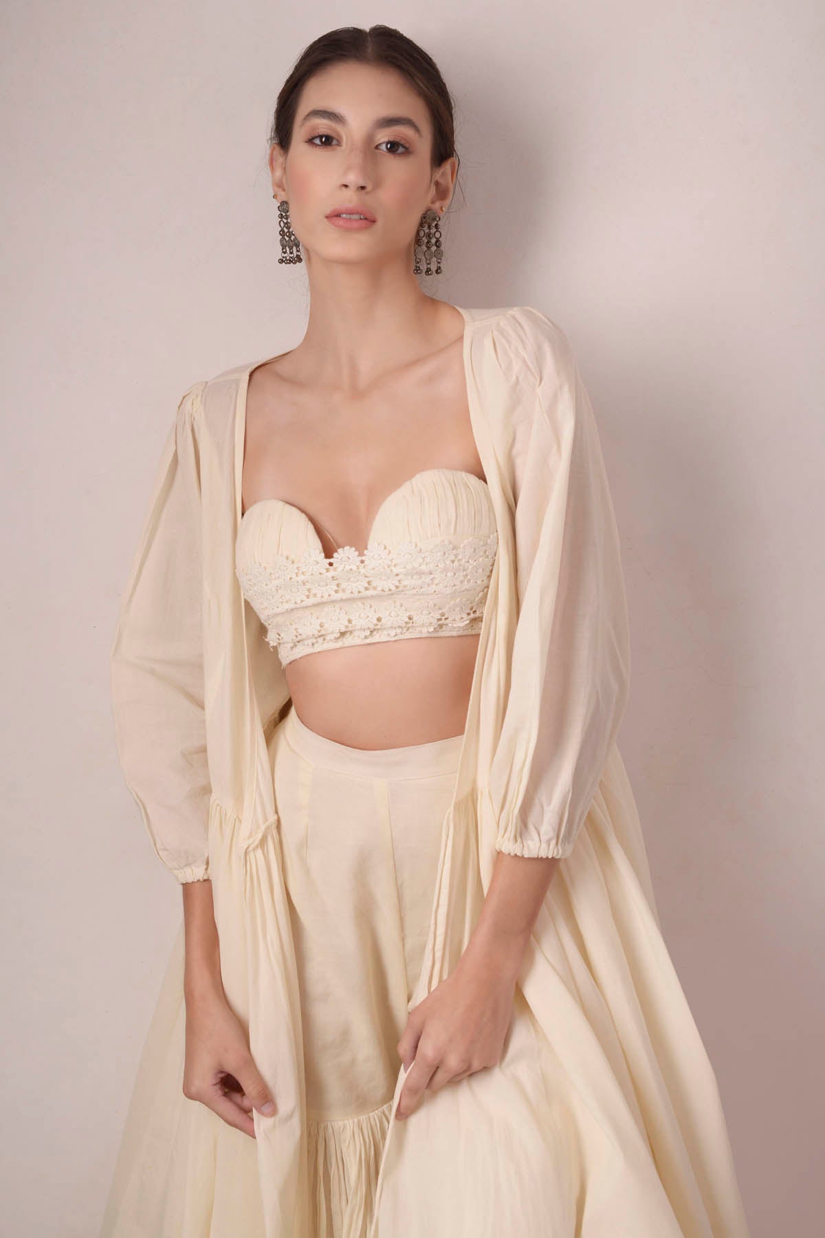 Flared Jacket & Sharara Set