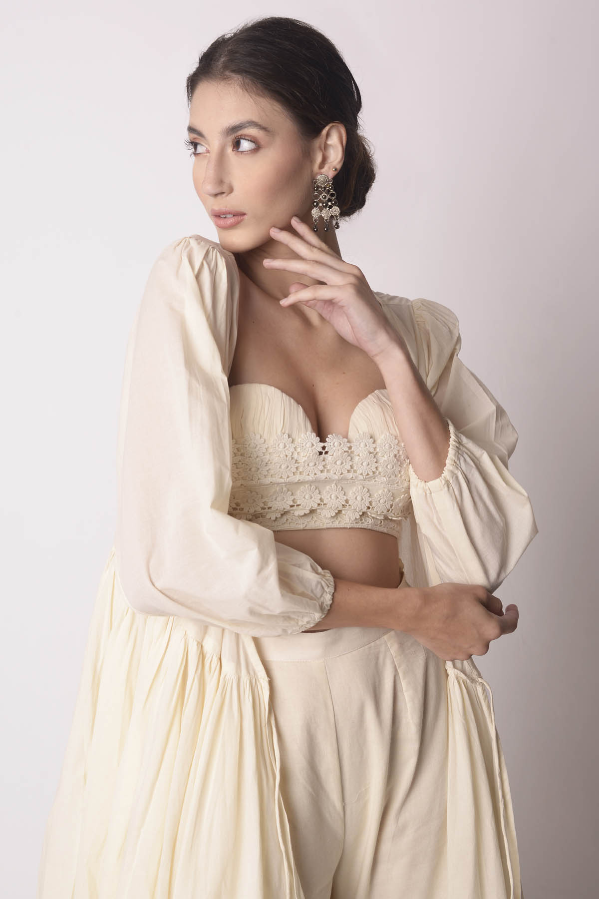 Flared Jacket & Sharara Set