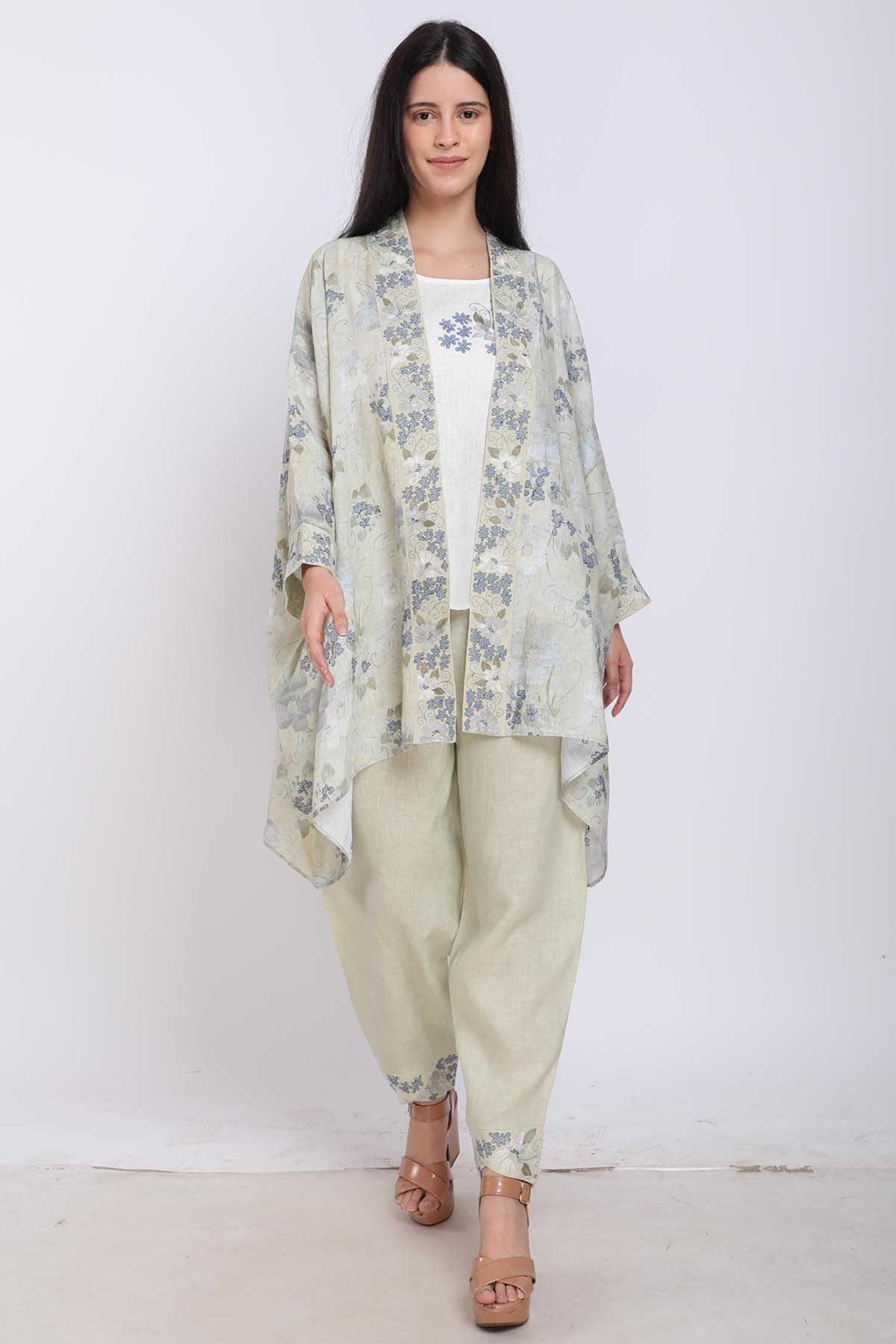Floral Printed Kaftan
