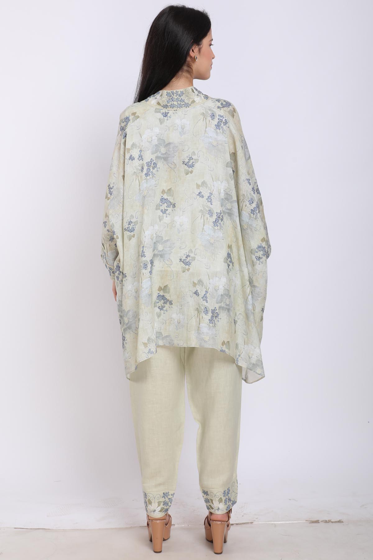 Floral Printed Kaftan