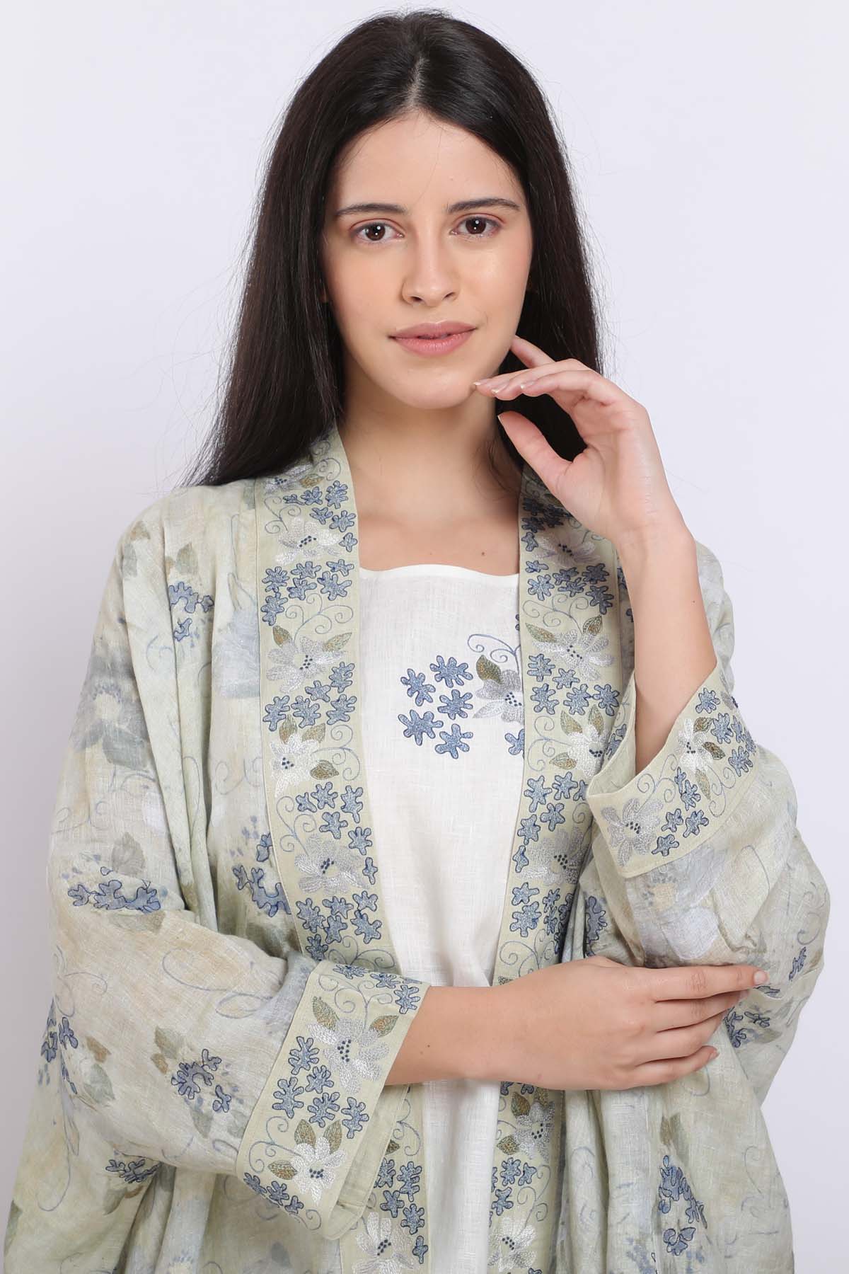 Floral Printed Kaftan