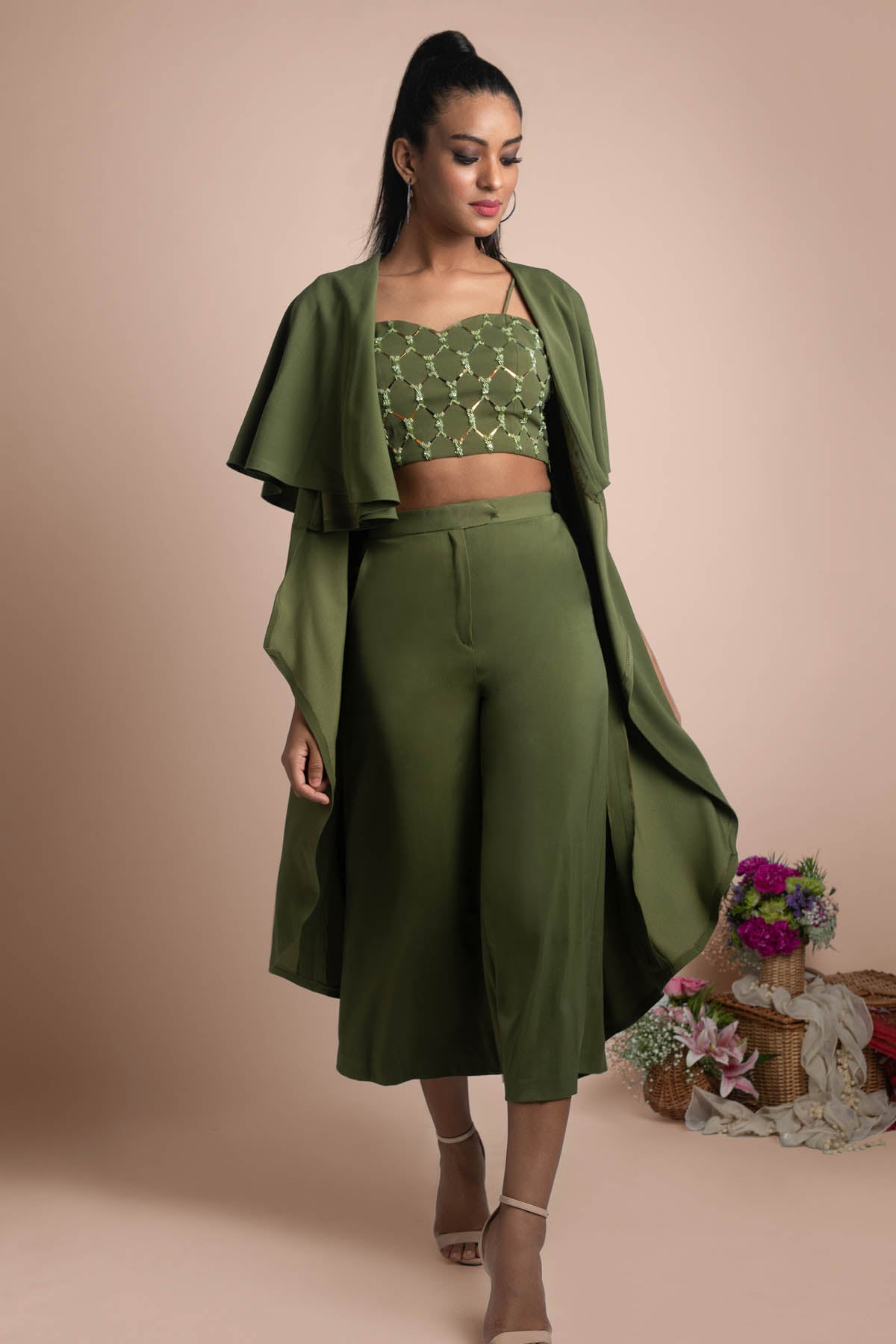 Flowy Cape Co-ord Set