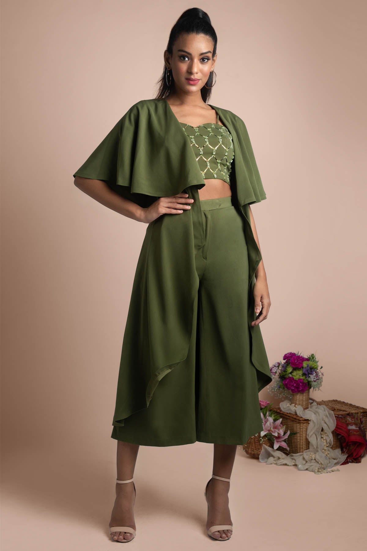 Flowy Cape Co-ord Set