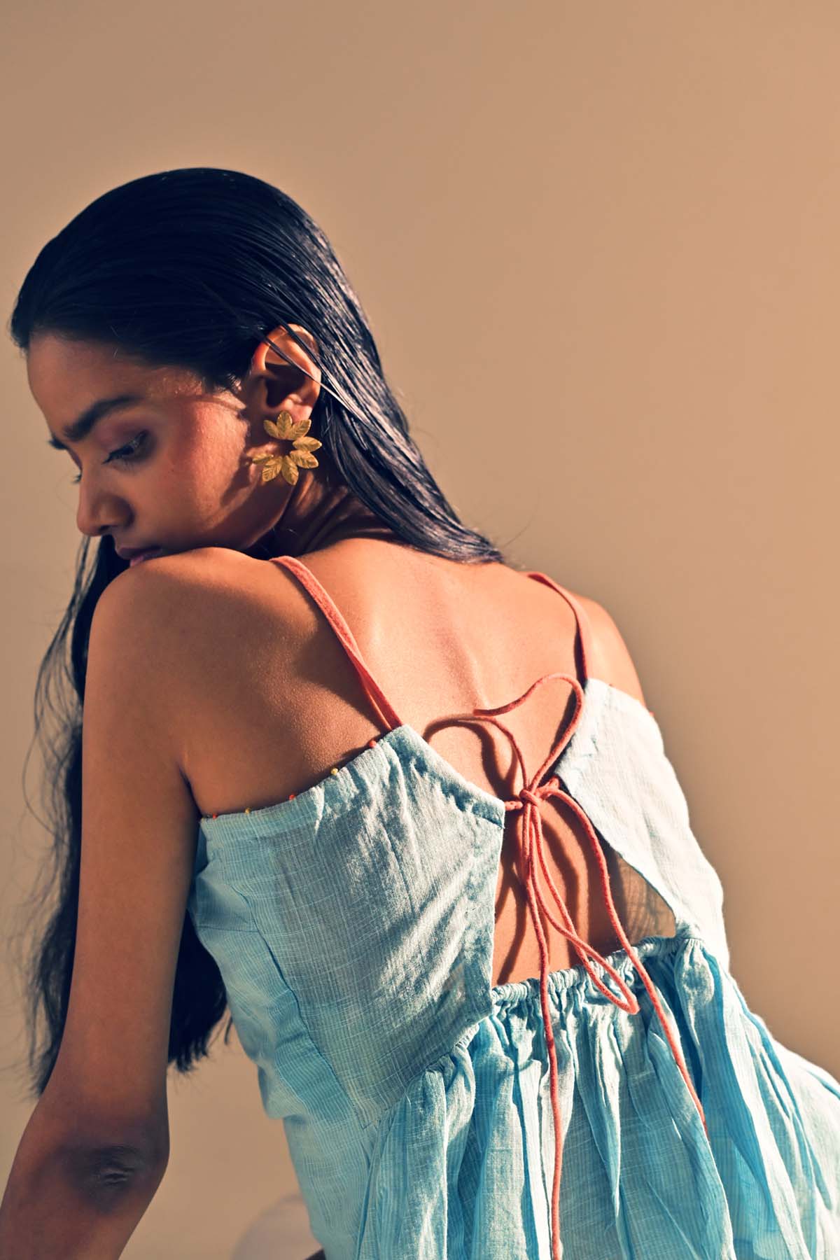 French Knot Strap Top