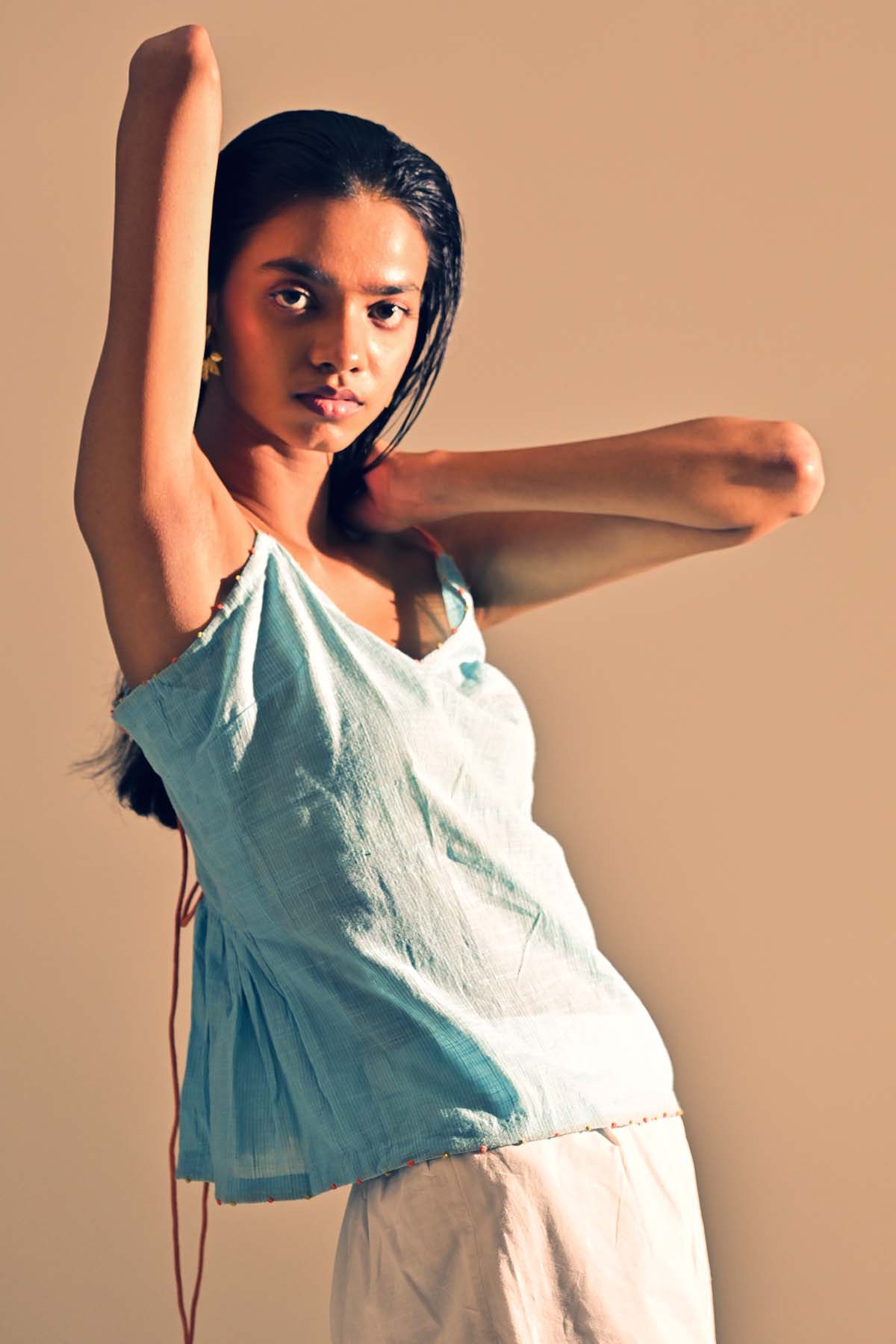 French Knot Strap Top