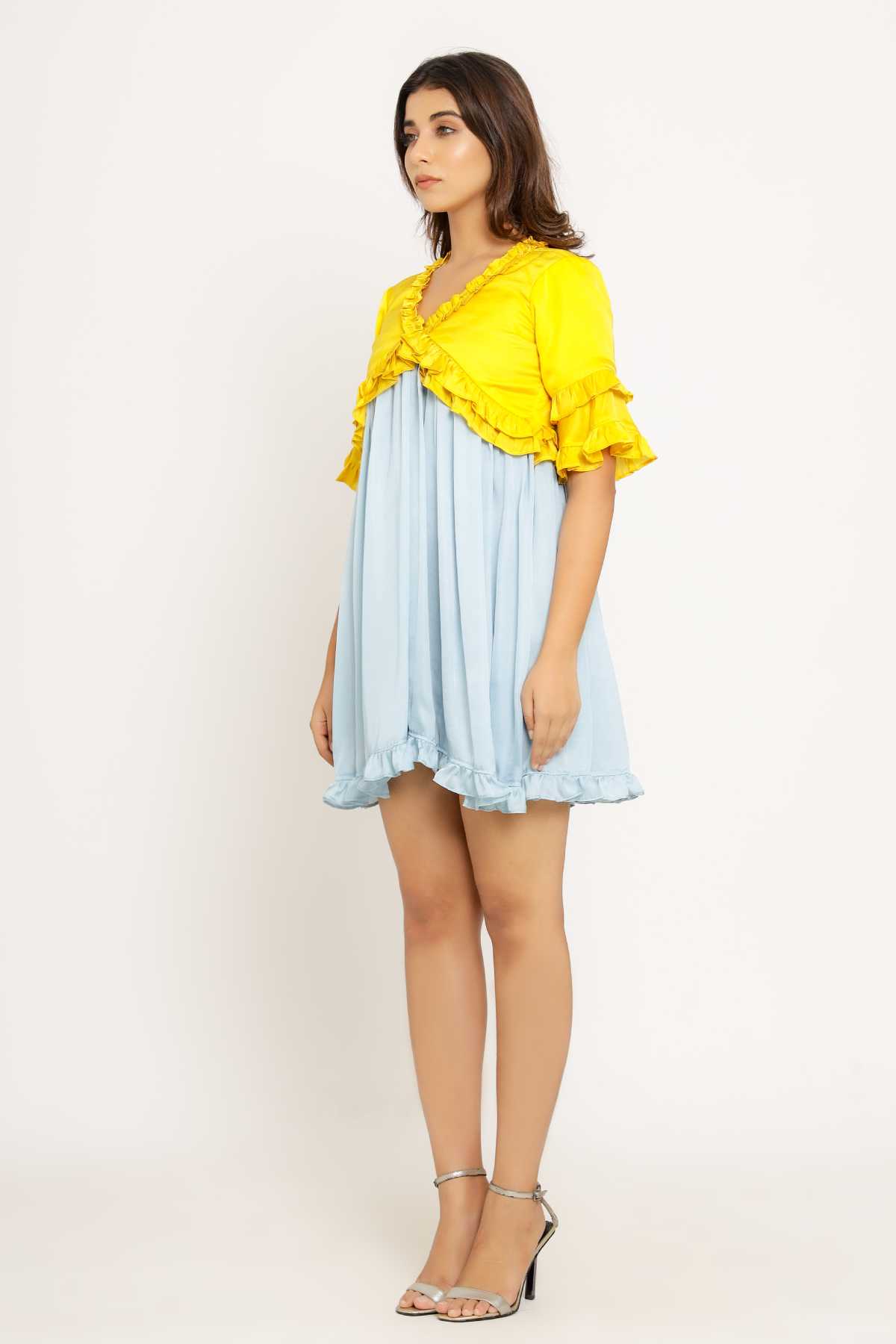 Frill And Gather Dress