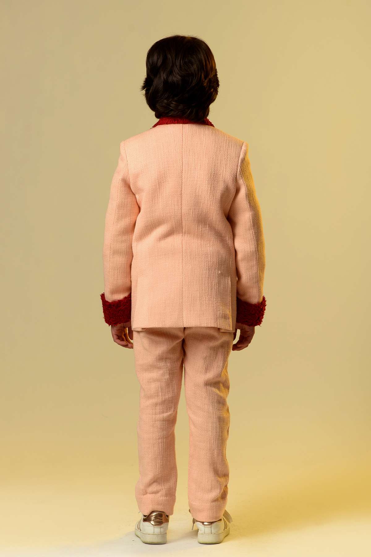 Fur Detailed Blazer Set