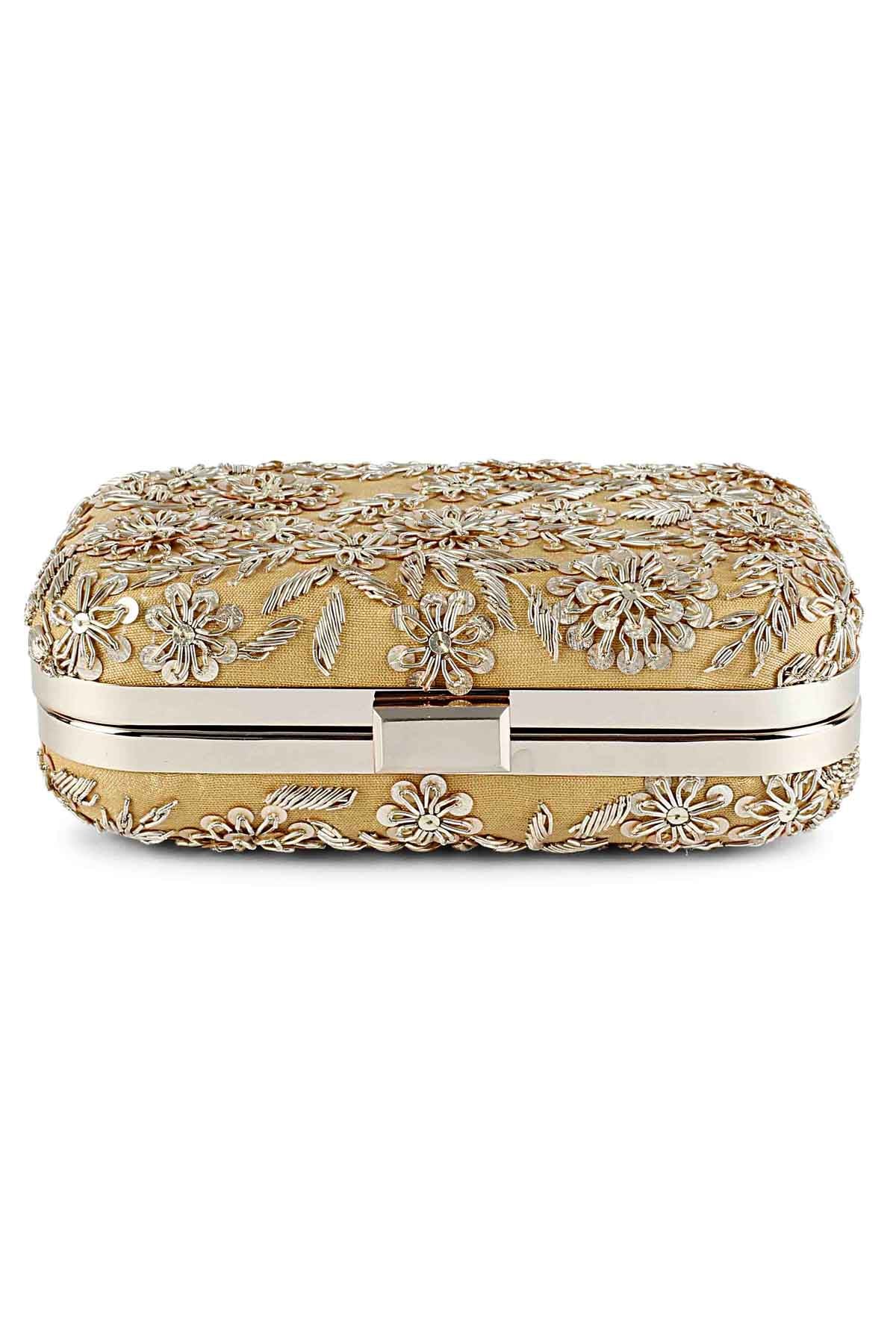 Garden Embroidered Clutch