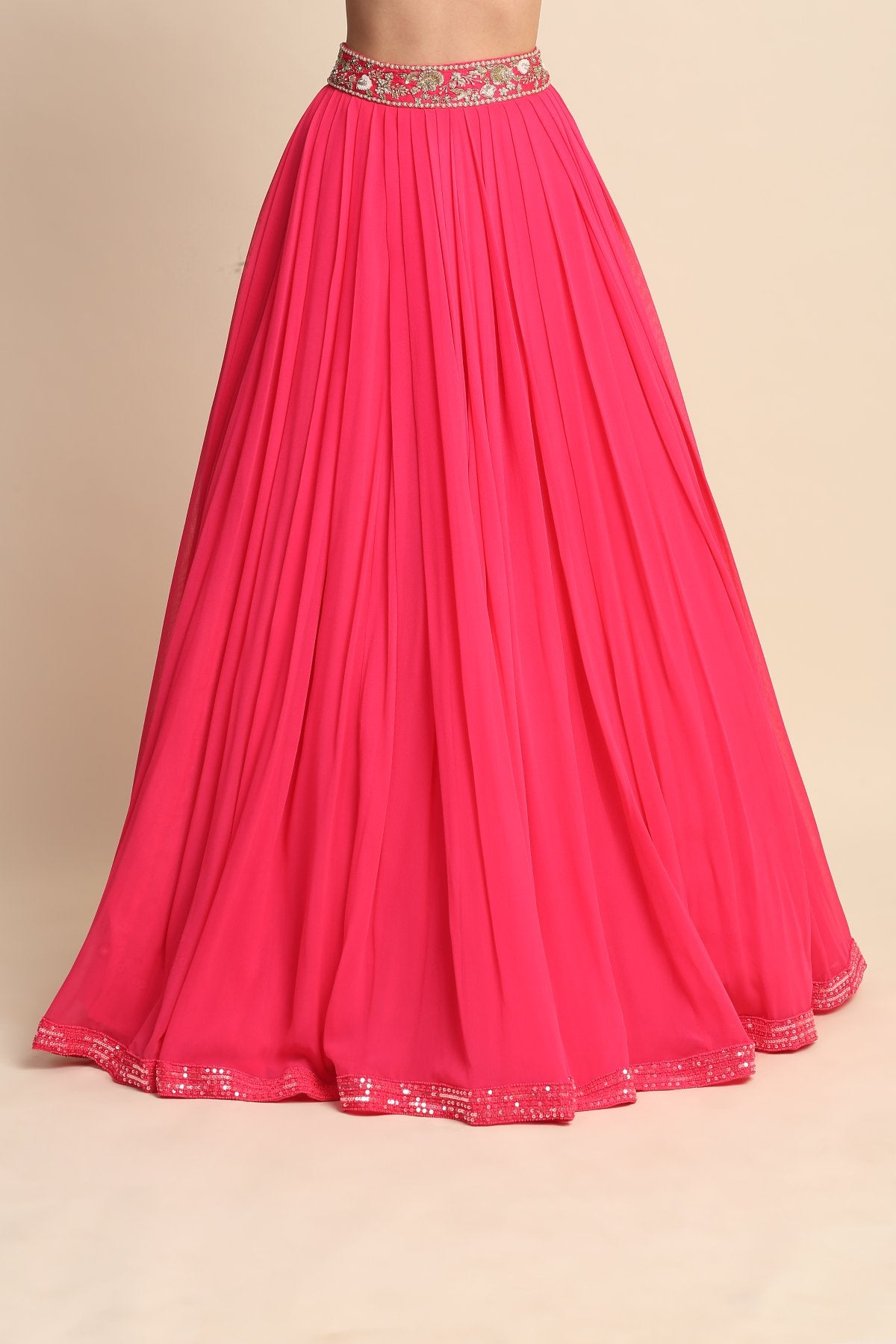 Gathered Lehenga Set