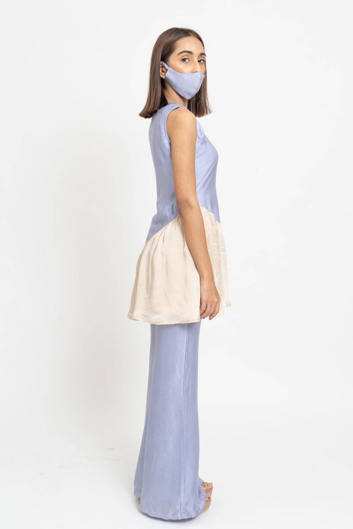 Lilac Gathered Tunic & Pants