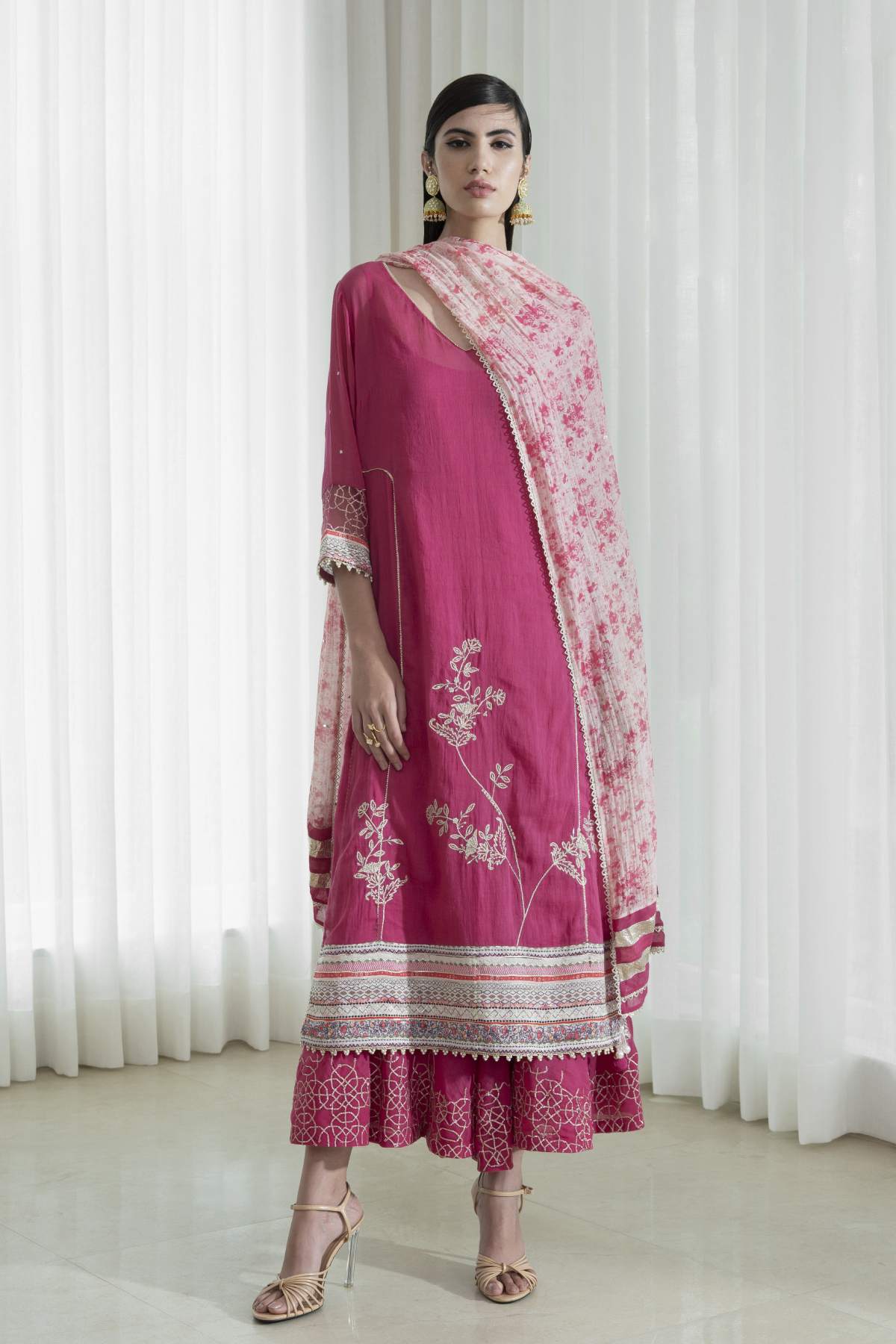 Buy Gota Panel Sharara Set by Mandira Wirk