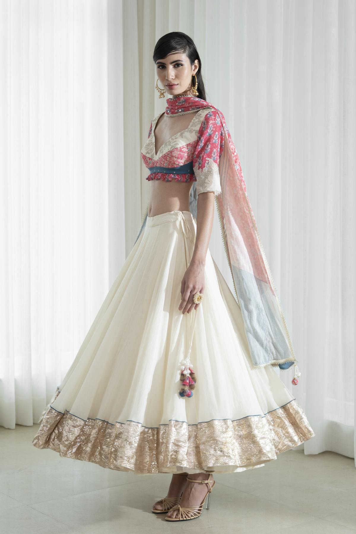 Gota & Zari Lehenga Set