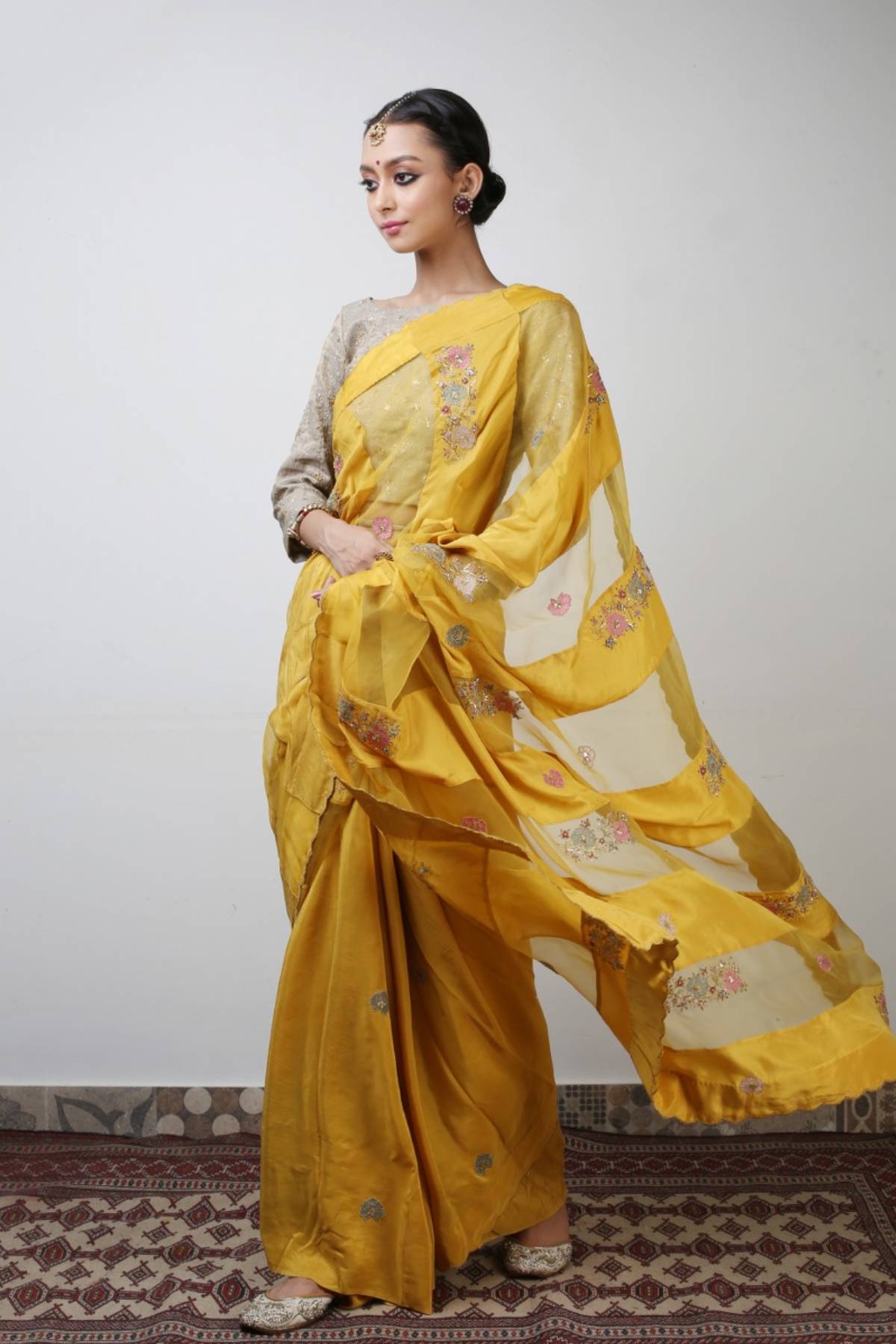 Habotai Silk Saree Set