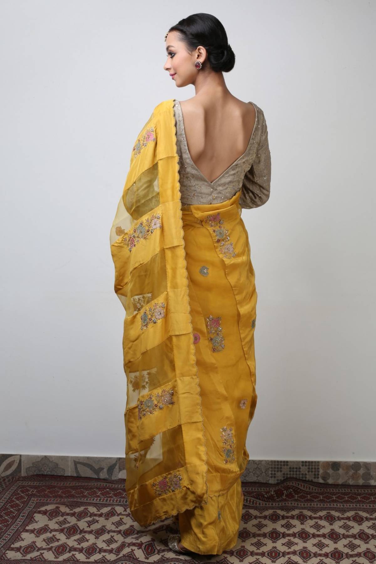 Habotai Silk Saree Set