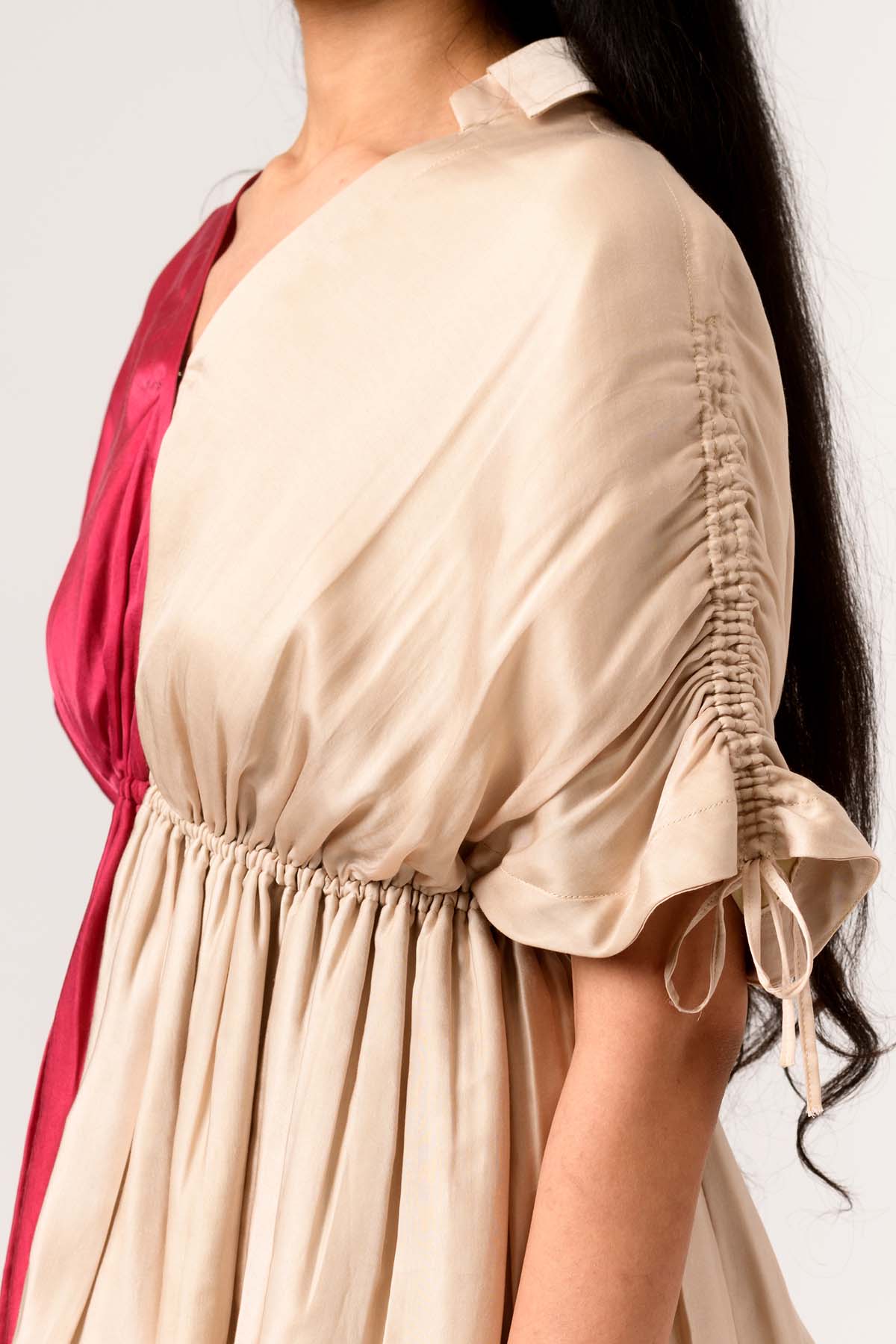 Half Sleeves Colour Block Top