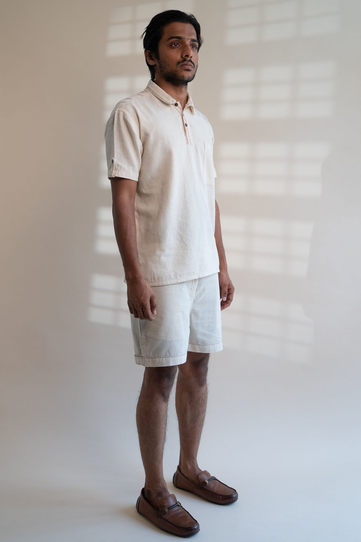 Cotton Half Sleeves Shorts Set