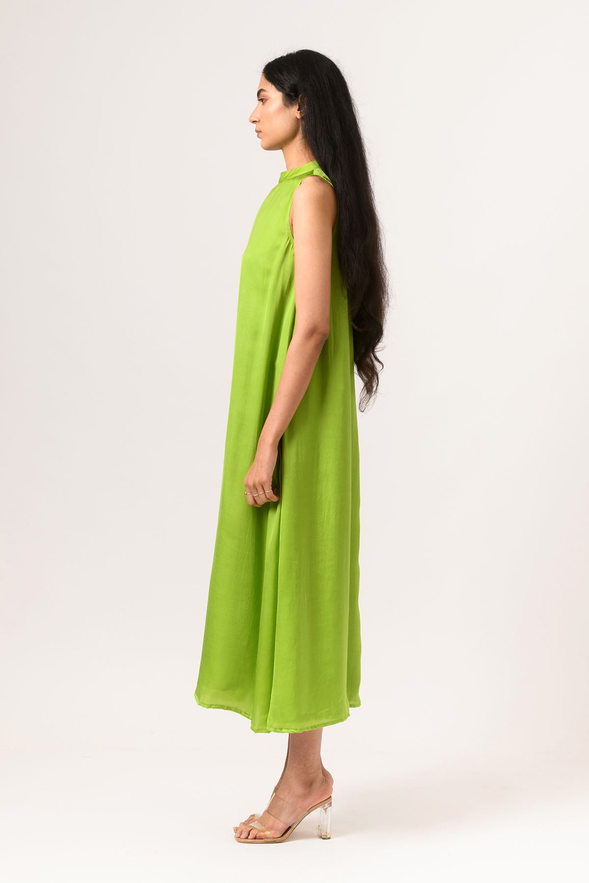 Halter Neck Midi Dress