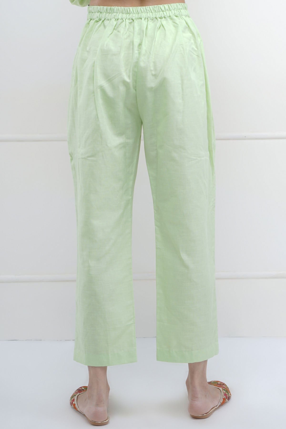 Light Green Thread Tunic Set