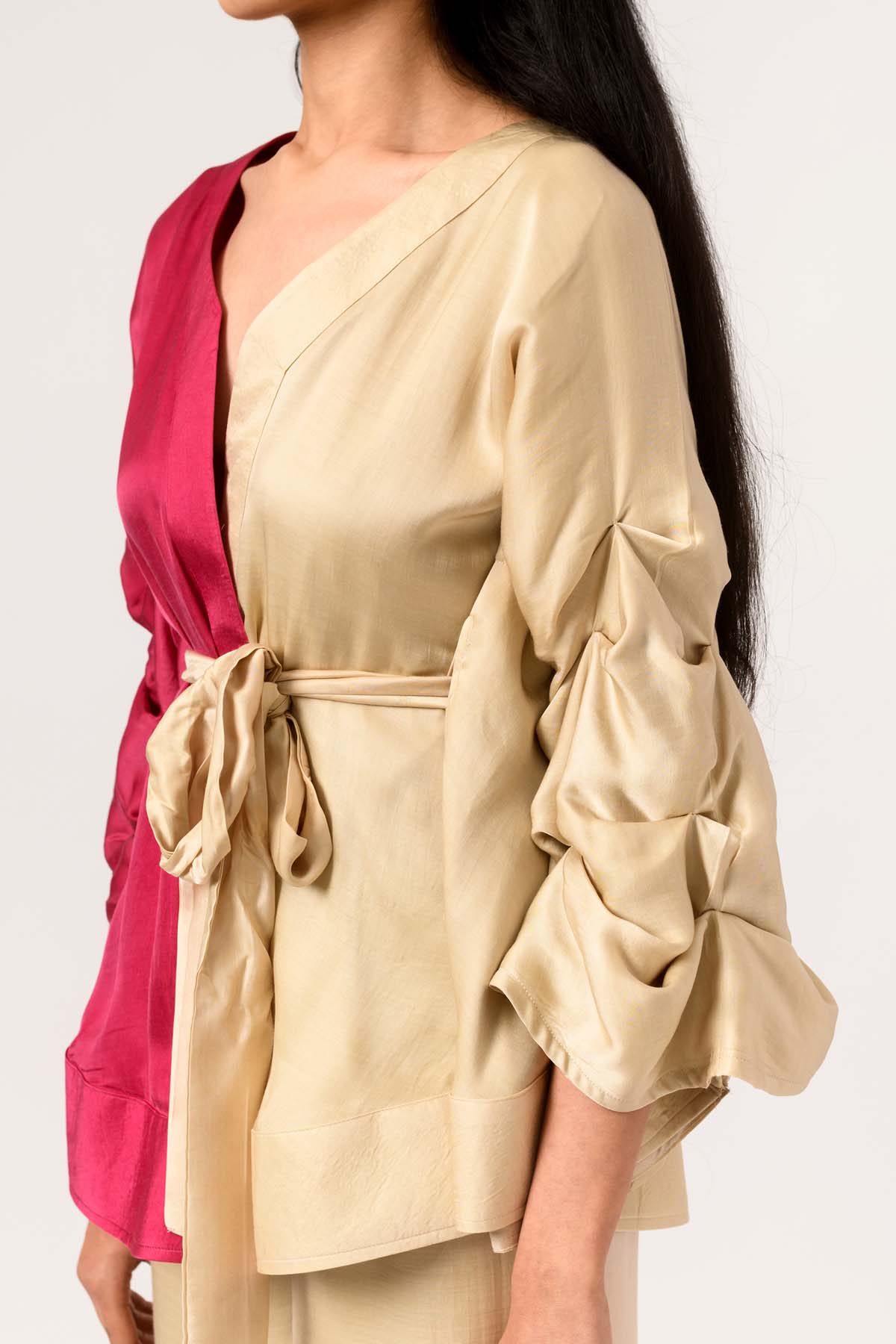 Hand Tucked Cape Co-ord Set