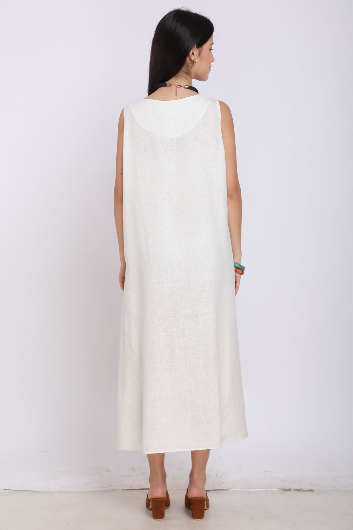 Handpainted Sleeveless Dress