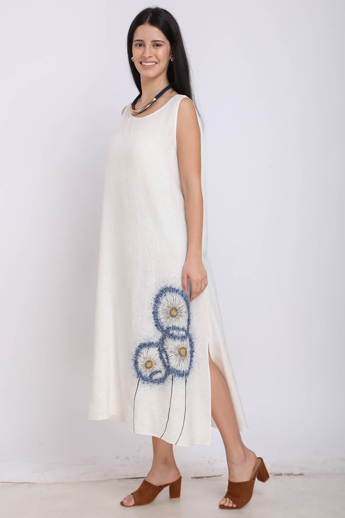 Handpainted Sleeveless Dress