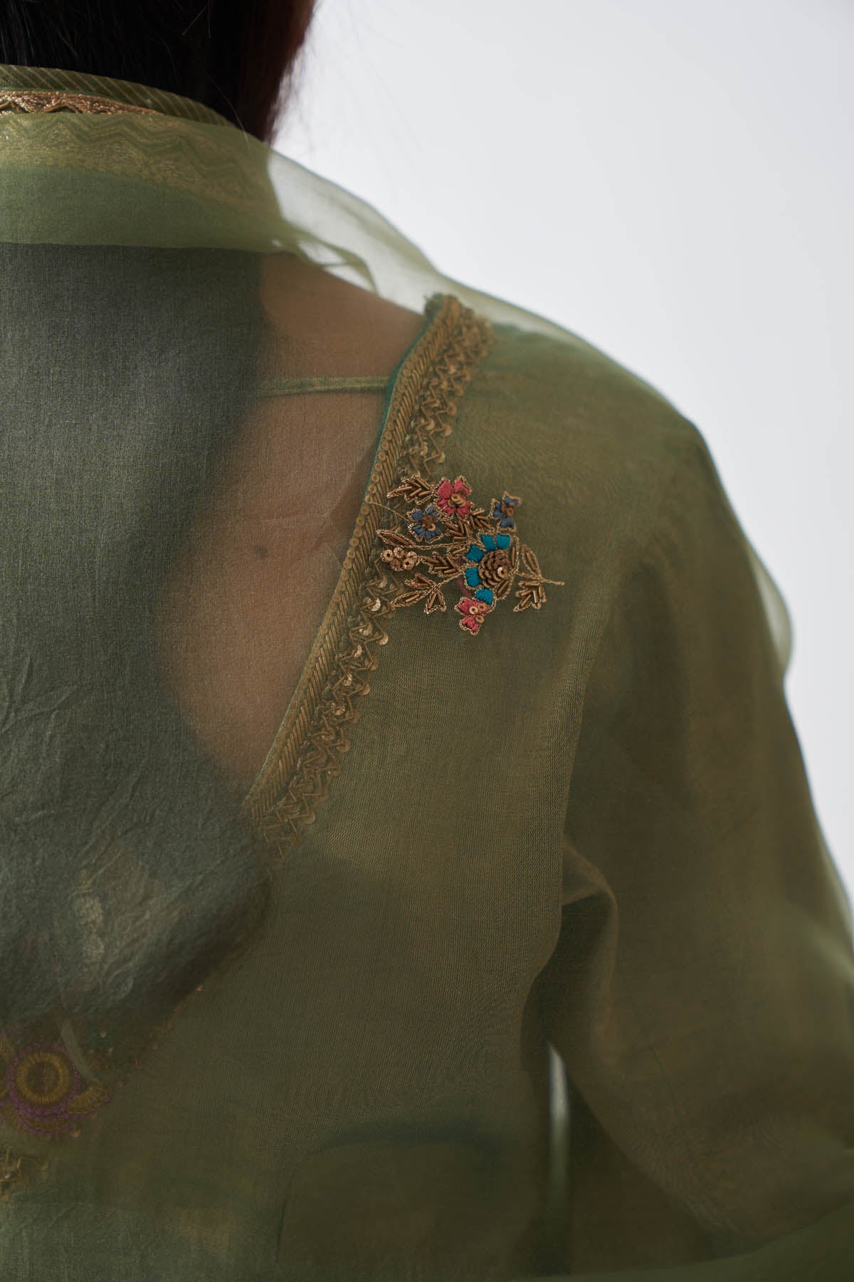 Handwoven Zardosi Sharara Set