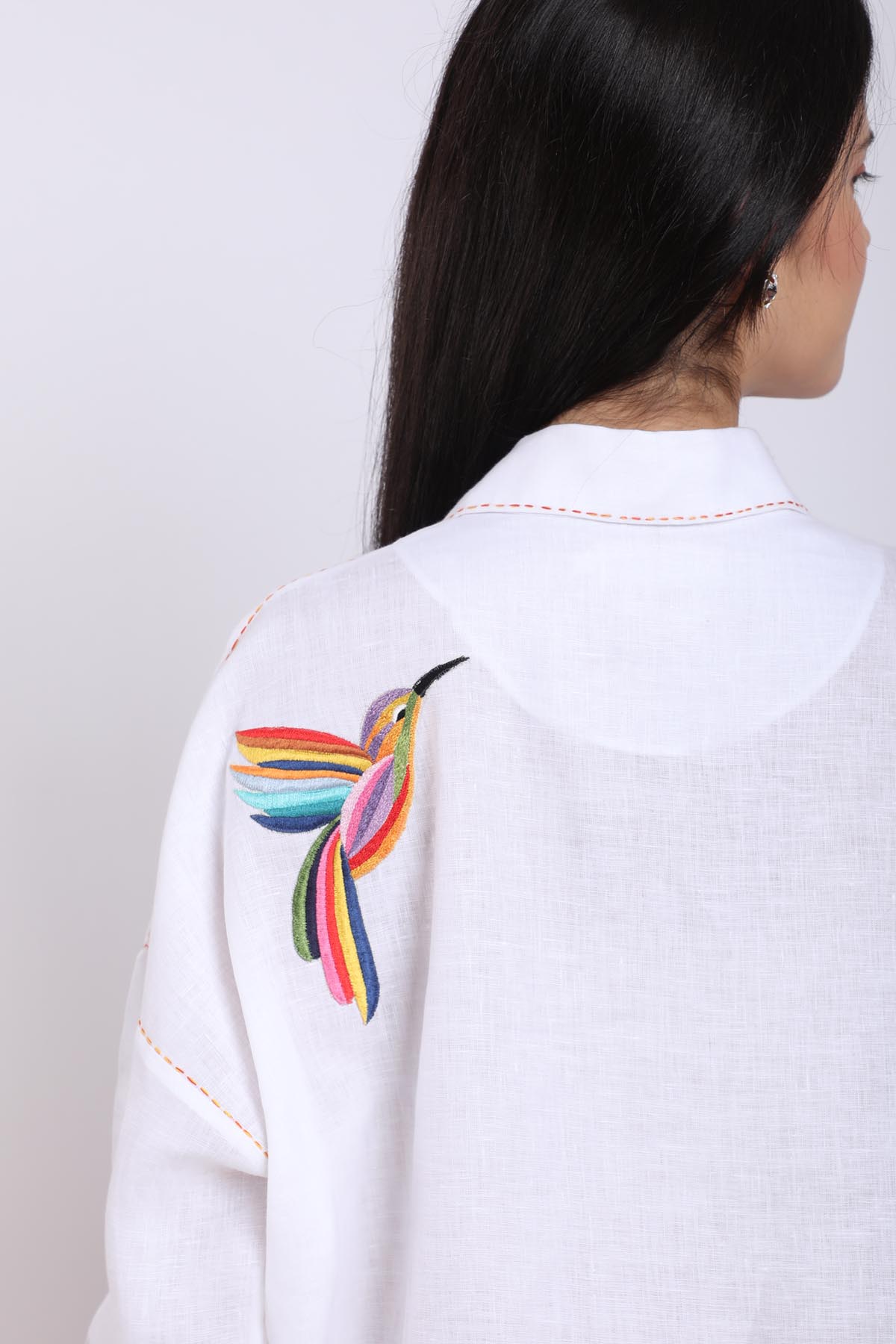 Humming Bird Linen Shirt