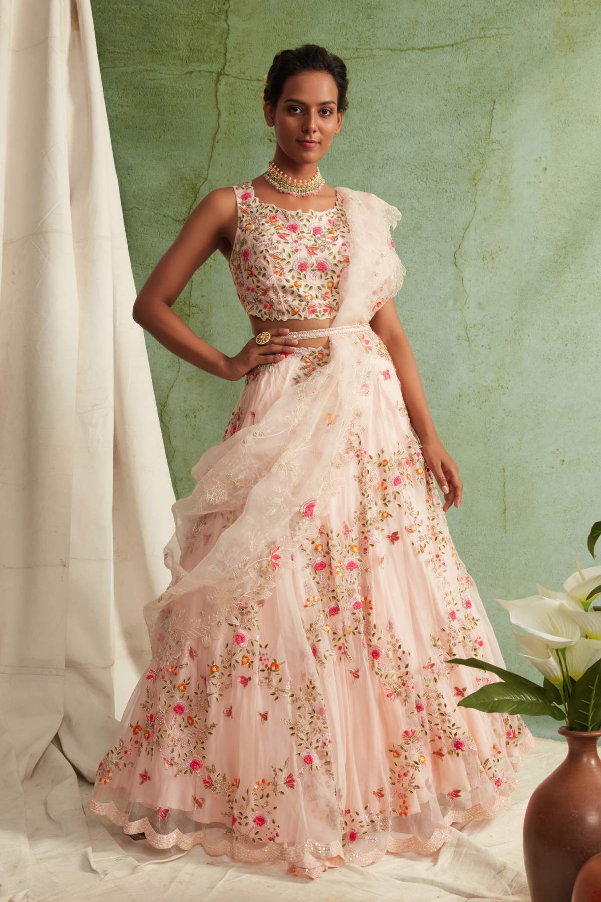 Jaal Dori Lehenga Set