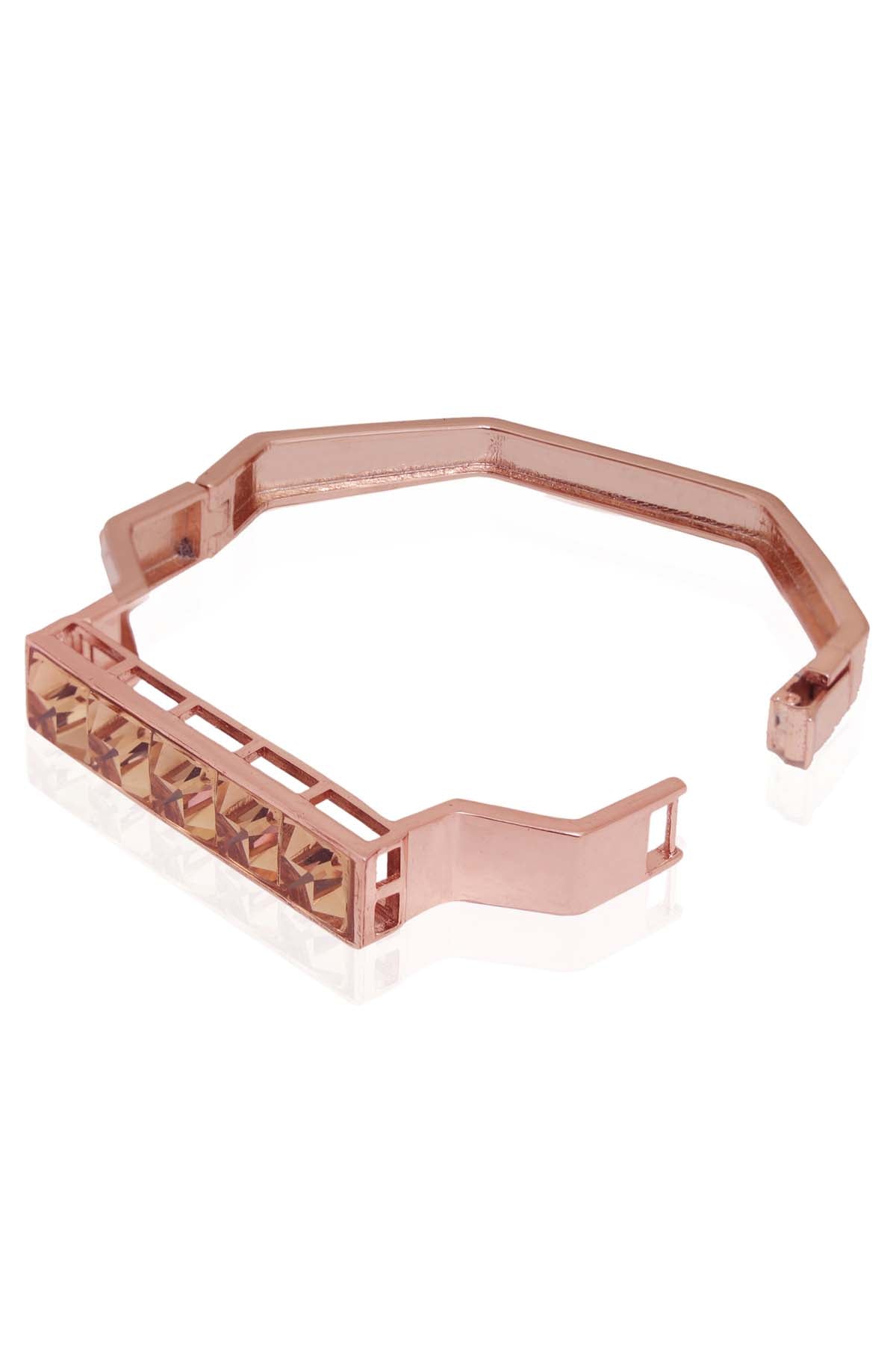 Gold Kada Swarovski Bracelet