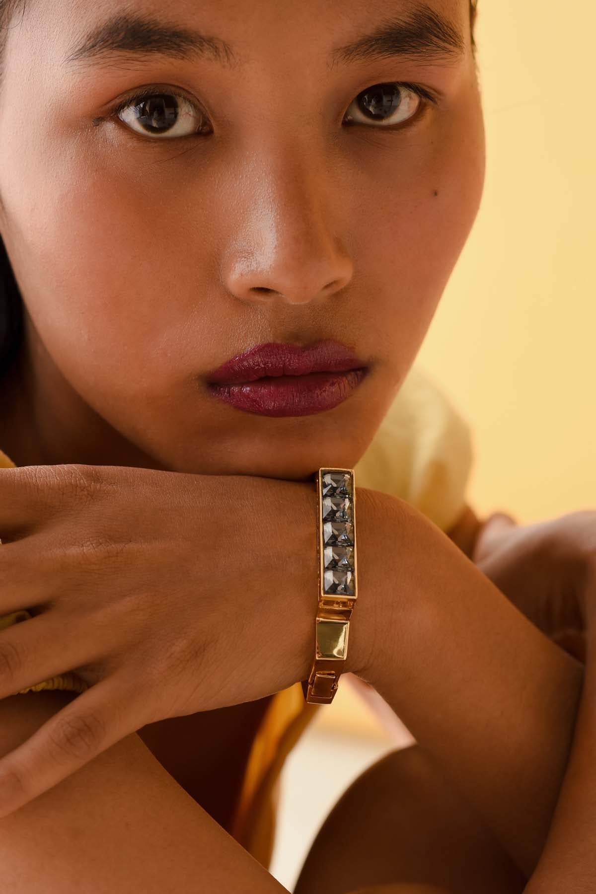 Grey Kada Swarovski Bracelet