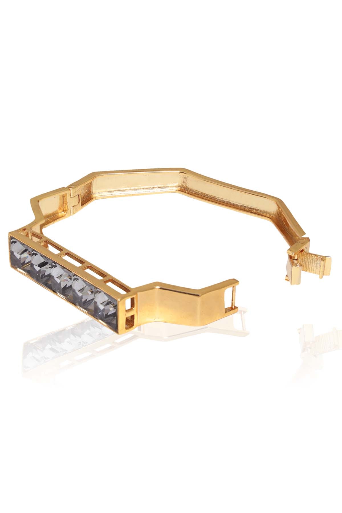 Grey Kada Swarovski Bracelet