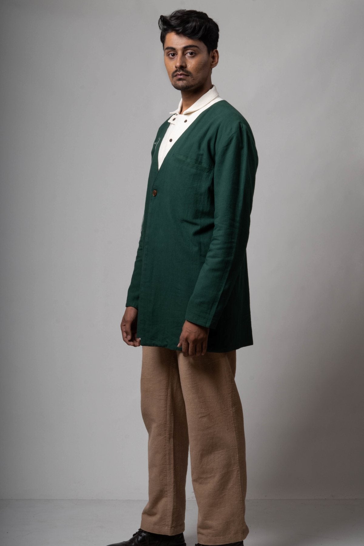 Kantha Paneled Jacket