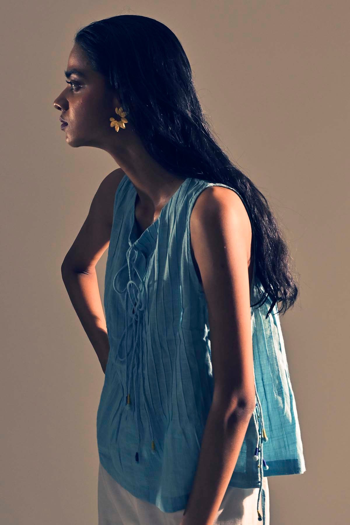 Knotted Dori Cotton Top