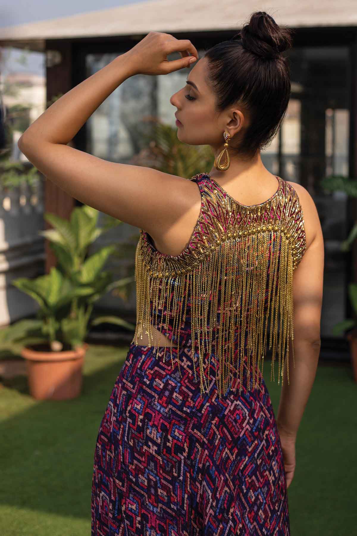 Layered Chained Gown