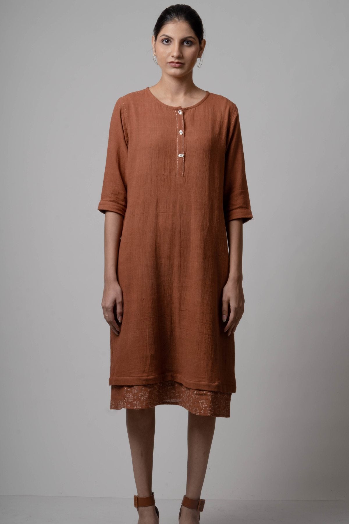 Buy Designer Layered Long Shirt Tunic By Lafaani