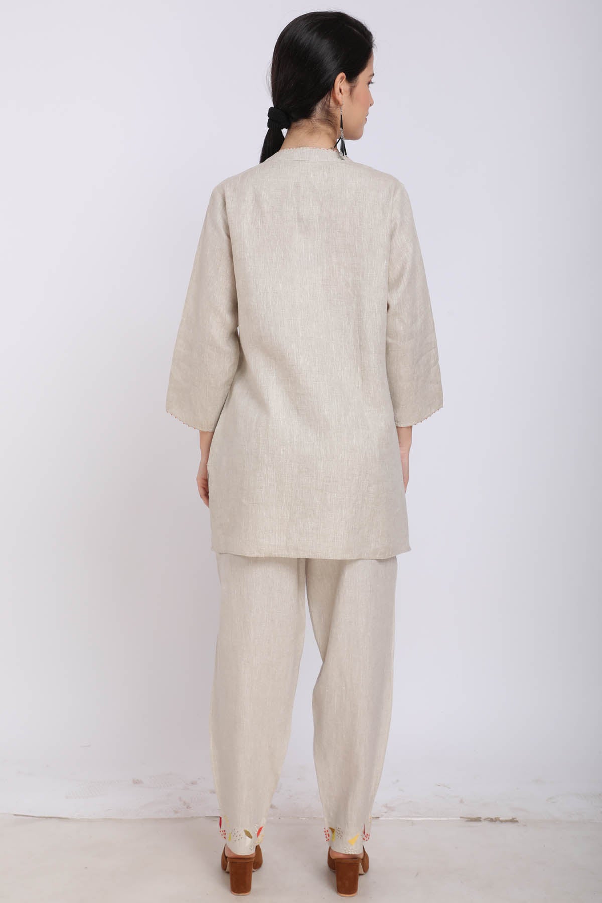 Linen Embroidered Shirt