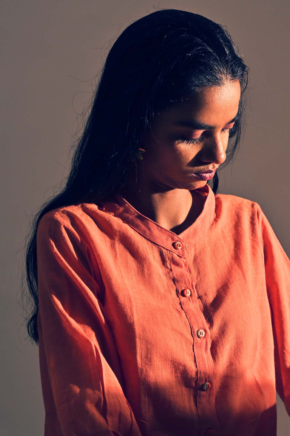 Mandarin Collar Shirt