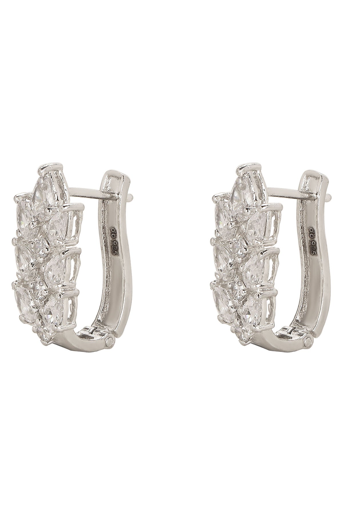 White Marquise Bali Earrings
