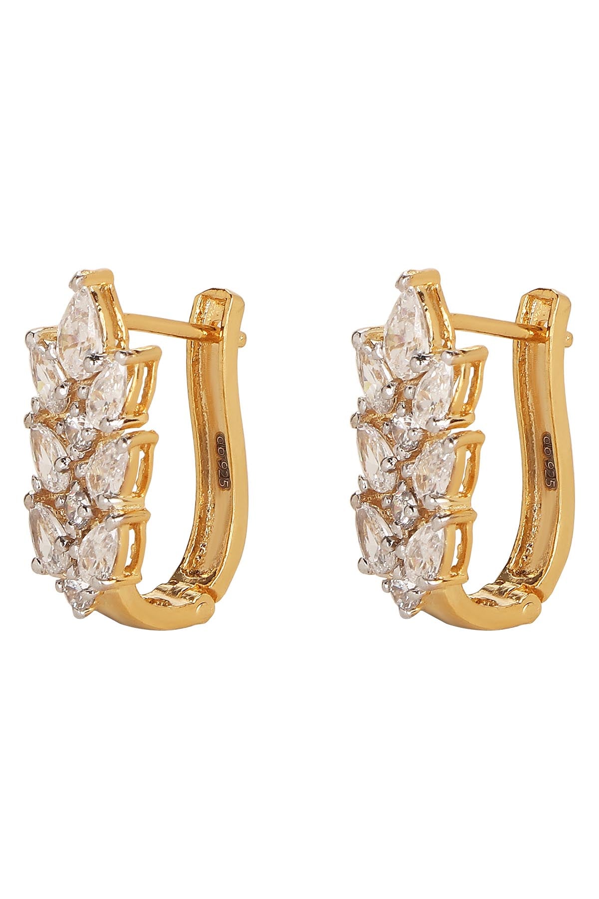 Gold Marquise Bali Earrings